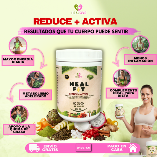 HEAL FIT (TÉ MATCHA QUE REDUCE Y ACTIVA)
