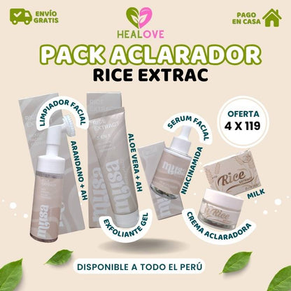 PACK CUIDADO FACIAL DE ARROZ
