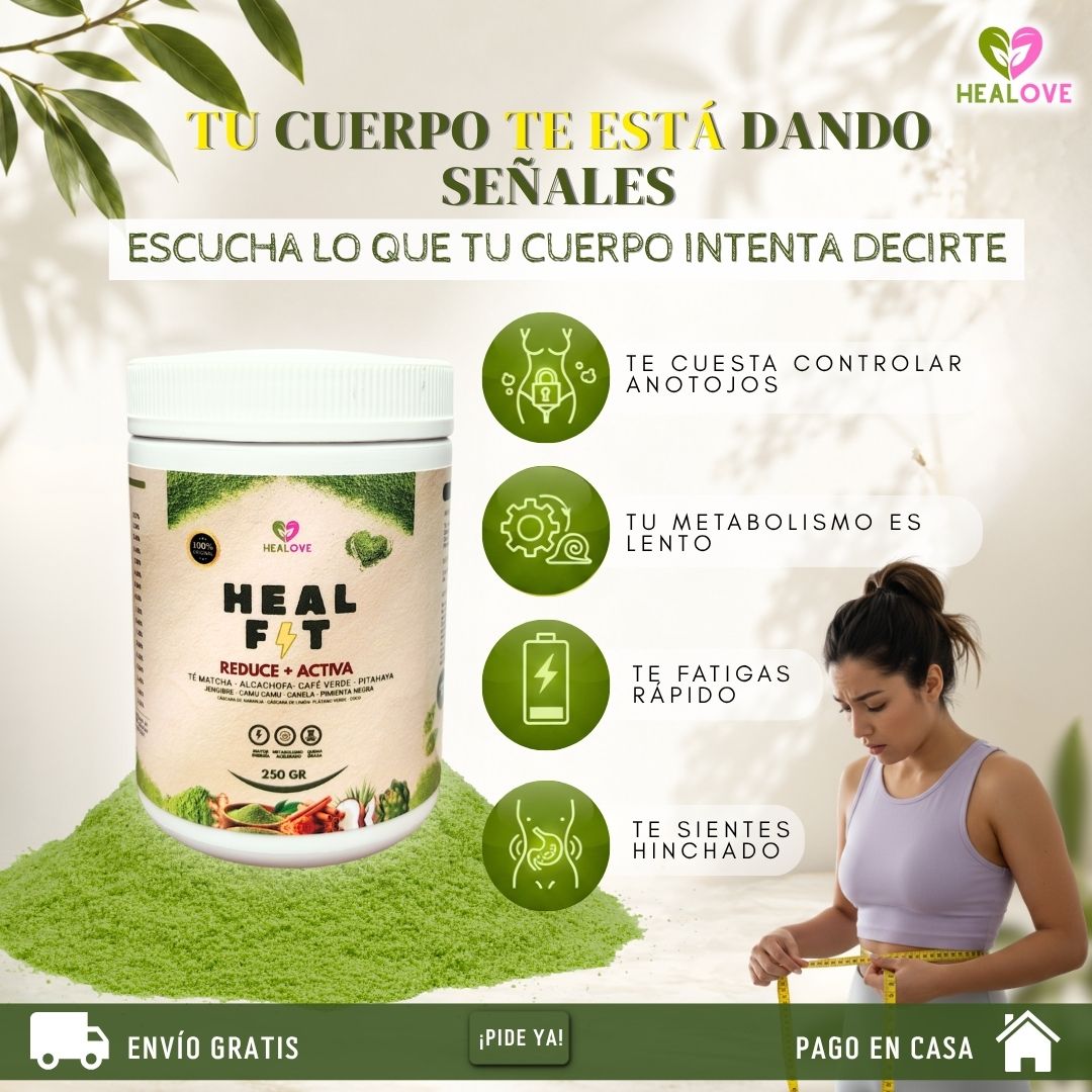 HEAL FIT (BATIDO NATURAL CON 13 SUPER INGREDIENTES PARA CONTROL DE ANTOJOS )